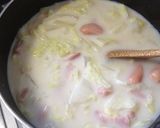 白菜じゃが☆豆乳スープ作り方6写真