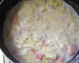 白菜じゃが☆豆乳スープ作り方7写真