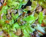 豆腐とキャベツのチャンプルー風作り方4写真