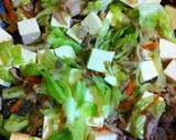 豆腐とキャベツのチャンプルー風作り方5写真
