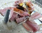 サンマとパプリカの甘辛煮作り方1写真
