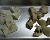 お弁当に合う『長芋とレンコンの味噌炒め』作り方1写真