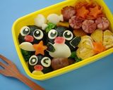 ペンギントリオの仲良しキャラ弁当作り方6写真