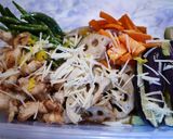 揚げ野菜とササミのポン酢漬け作り方14写真