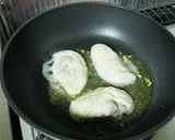 美味！【マヨ玉ソースで焼いた牡蠣。】作り方5写真