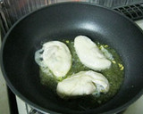 美味！【マヨ玉ソースで焼いた牡蠣。】作り方5写真