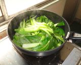 [簡単]チンゲン菜のあっさり炒め作り方3写真