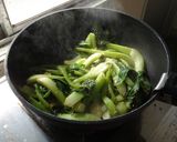 [簡単]チンゲン菜のあっさり炒め作り方4写真