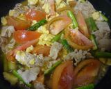 お弁当◎彩り◎トマトとアスパラの中華炒め作り方7写真