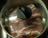 酢豚風ソース；豚肩肉のワイン蒸し。作り方5写真
