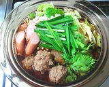シャキシャキ蓮根の合挽つくねで甘辛鍋♪作り方3写真