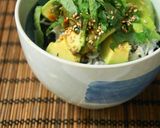 胡麻好きの♪アボカドしらす丼作り方4写真