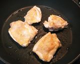 鶏もも肉濃厚マスタードクリームソース作り方3写真