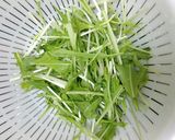 水菜とちくわ☆簡単で美味しいサラダ作り方1写真
