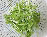 水菜とちくわ☆簡単で美味しいサラダ作り方1写真