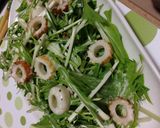 水菜とちくわ☆簡単で美味しいサラダ作り方4写真