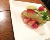 にんじんスポンジ抹茶クリームデコケーキ作り方6写真