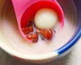 みるく白玉ぜんざい♡ポットパイ作り方4写真