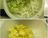 白菜・じゃが芋・人参のスープ♪鶏がら味作り方1写真