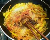 春雨と野菜のみそだれケチャップ炒め作り方4写真