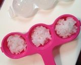 園児 お弁当 コロコロ雪だるまさん☃作り方1写真