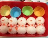 園児 お弁当 コロコロ雪だるまさん☃作り方5写真