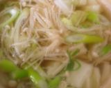 土鍋で卵、白菜、長ねぎ入り雑炊作り方7写真