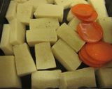 高野豆腐煮の仕上げに♡酢♫作り方1写真