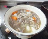 モツ煮込み(味噌)モツたっぷり作り方9写真