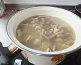 モツ煮込み(味噌)モツたっぷり作り方6写真