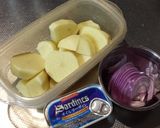 オイルサーディンのポテトサラダ作り方1写真