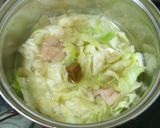 キャベツとベーコンのクリームスープ作り方4写真