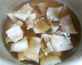 キャベツと豚バラ肉のさっと煮 もつ鍋 風作り方2写真