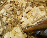 ごぼうとひじきの炒り豆腐作り方4写真