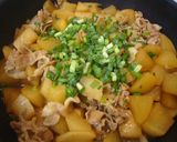 ご飯が進む！豚バラ肉と大根☆簡単♪照り煮作り方6写真