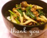 小松菜と鶏挽肉の炒め物作り方13写真