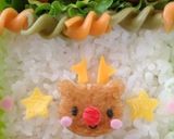 簡単！くま型でトナカイ☆ ＊キャラ弁＊作り方5写真