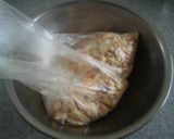 バラの桃で華やかレアチーズケーキ作り方2写真