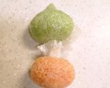 ＊キャラ弁＊スライムおにぎり作り方1写真