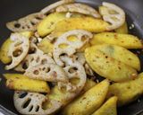 スパイシーなさつま芋と蓮根・くるみ作り方7写真