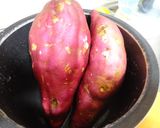 さつま芋と黒豆絞りの素朴なおやつ作り方2写真