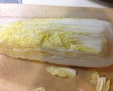 とろ〜り甘い白菜とベーコンのクリーム煮！作り方1写真
