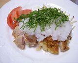 おろしポン酢でおいしい鶏モモ肉焼くだけ作り方7写真