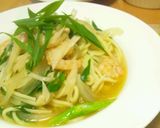 新しょうがと九条ねぎのパスタ作り方7写真