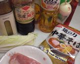 白菜と鶏肉のピリ辛ごま和え中華そば☆作り方1写真