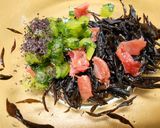 梅ひじきと野沢菜のおにぎり作り方2写真