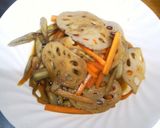 簡単！レンコンのキンピラ♬作り方4写真