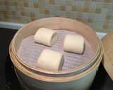 朝食~豆乳に中華饅頭(マントウ)作り方7写真