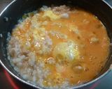おでんの残り汁でちょっと甘めの味噌おじや作り方3写真