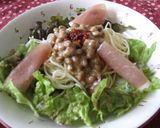 簡単☆納豆のパスタサラダ作り方3写真